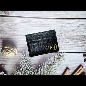 Personalised leather card holder| Card holder| Gift for him/ her